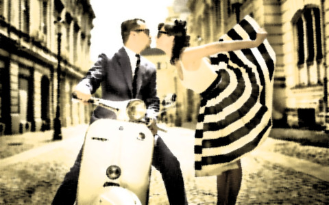 6918210-vintage-scooter-vespa-street-boy-girl-kiss-love
