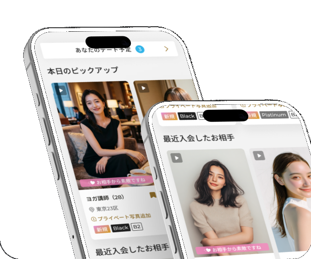 トップに新着のお相手を表示