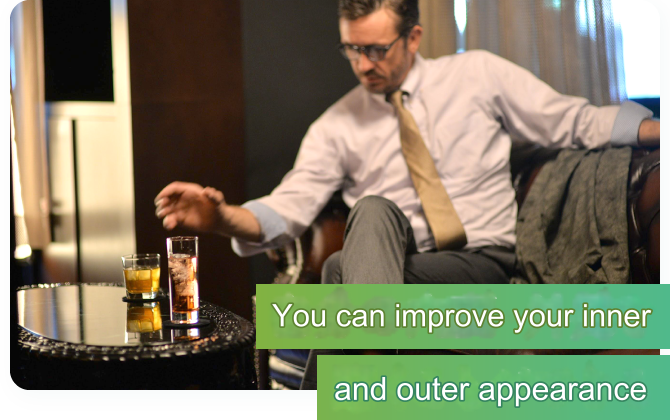 You can improve your inner and outer appearance