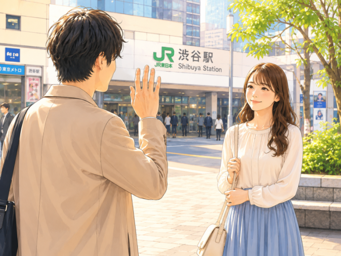 【待ち合わせ場所ってセンスでる】